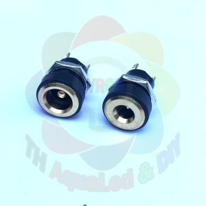 Jack cắm DC Âm Dương mạ vàng Jack 5.5x2.1mm ren vặn M10 dùng cho dây nguồn adapter camera motor kết nối nhanh điện tử