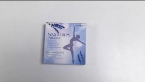 Facial Wax Strips for Hair Removal Facial Hair Removal for Women Waxing Kit for Womens Face Bikini Chest Body Arms Legs Back & Brazilian - 40 Face Wax Strips + 4 Calming Oil
