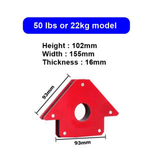 Welding Magnet Locator Magnetic Welding Holder Arrow Shape For Multiple Angles Clamp 45° 90° 135° Welding Equipment