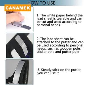 【CANAMEK】 10Pcs Peak Paddles Racket Head Sticker Pickleball Lead Tape Tennis Badminton Golf Racquets Weighted Counterweight Stickers