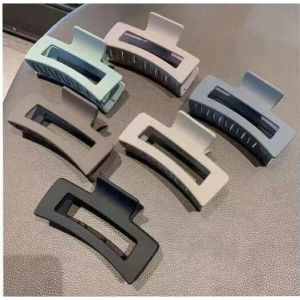 SKY E-COMMERCE CO.Ltd COD #JP683 Korean Candy Minimalist Frosted Hair Clip Girls Hair Accessories Arranging Hair Ponytail