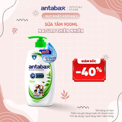 Sữa Tắm Bảo Vệ Da Kháng Khuẩn Antabax Nature Thiên Nhiên 900ml