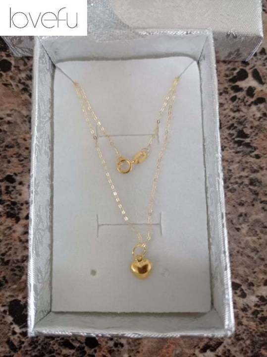 Pawnable%2018k%20Saudi%20Gold%20Lightweight%20Heart%20Necklace%20-%20Image%203