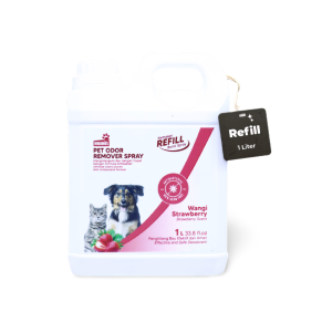 NOVAMOS Refill Penghilang Bau Pesing Anabul  1 Liter - Novamos Pengharum Kandang  1 Liter