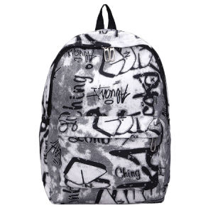 <𝙇𝙖𝙯𝙎𝙜𝙈𝙖𝙡𝙡> Fashion Letter Backpack School bag college student large capacity fashion backpack canvas bag