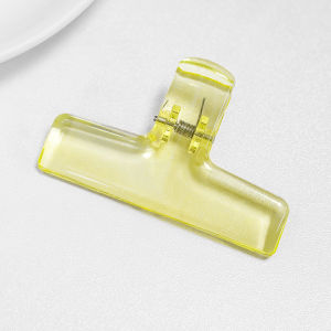 Whitespace Transparent Acrylic Paper Clip Macaron Aesthetic Clear Big Clip Journal ins School Stationery Klip Besar