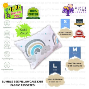 BUMBLE BEE PILLOWCASE KNIT FABRIC ASSORTED
