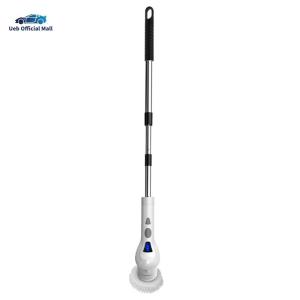 Ueb Official Mall ✪ Electric Spin Scrubber 2 Speed Household Cleaning Brush Portable Power Shower Brush for Bathroom Bathtub Kitchen Tile Floors