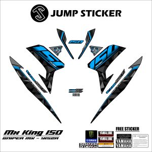 Stiker striping mx king 150 grafis variasi 019