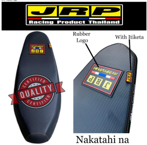 HONDA WAVE 110 Original THAI PARTS JRP SEAT COVER CARBON (rubber logo) NAKATAHI NA with Itiketa