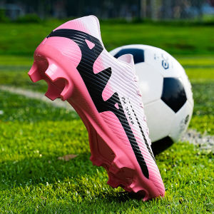 New Jinjiang shoes for men women teenagers children and students long-studded and short-studded professional training football shoes