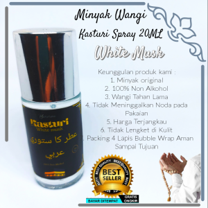 PARFUM SPAY KASTURI / BACCARAT  ISI 15ML / 20ML 100% HALAL NON ALKOHOL