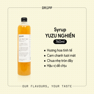 SIRO DRiPP QUẢ THANH YÊN NGHIỀN 760ML - YUZU FRUIT PULP DRiPP 760ML