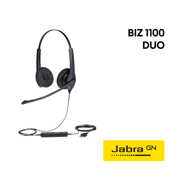 Jabra Biz 1100 Duo USB Noise Cancelling Headset Lazada PH