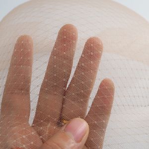 5pcs Half Wig Caps Parallelogram Net for Hand Knotting & Cover Hair Pieces Breathable Mesh Base