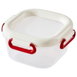 ROBERTA Sealed Fruit Salad Lunch Box Minimally Designed Trays Visible Transparent Silicone Lid Fresh-keeping Box Portable Meal Box Leakproof Food Container Camping