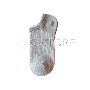 INS ถุงเท้าข้อสั้น แนววินเทจแฟชั่น วัสดุผ้าฝ้ายแท้ ระบายอากาศดี  สไตล์ญี่ปุ่น Women socks