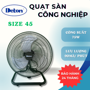 [HCM] QUẠT SÀN CÔNG NGHIỆP DETON - ĐKÍNH CÁNH 45CM/ 50CM