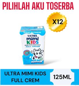 Susu Ultra Mimi Kids FULL CREAM 125 ml -  ( HARGA 12 PCS )