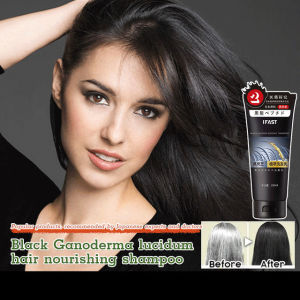 ✨ Black Ganoderma Nourishing Shampoo / Hair Growth Shampoo / Herbal Extracts Shampoo for Men and Women / Anti-Hair Loss / Moisturizing / Deep Cleansing