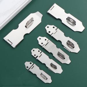 Anti Theft Hasp Staple Shed Latch Burglar-proof Padlock Clasp Door Window Staple Shed Latch Box Buckle Stainless Steel Door Lock