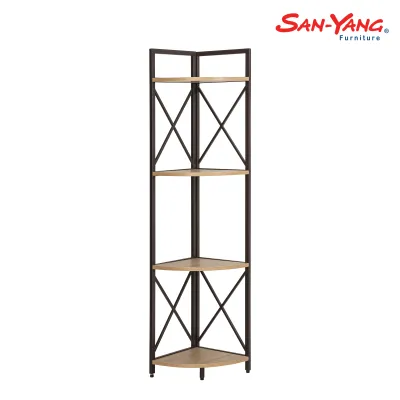 San-Yang Furniture Display Shelf 4-Layer White Oak 211039