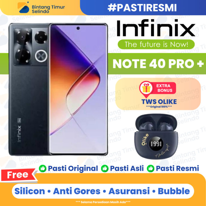 Infinix Note 40 Pro Plus 5G 12/256GB - Garansi Resmi 1 Tahun