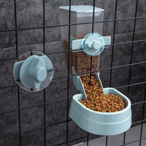Pet Hanging Food Cat Bowl Can Hang Stationary Dog for Cat Cage Automatic Feeder Bowls Baby Dogs Kitten Rabbit Feeding Drinking Waterer Product
