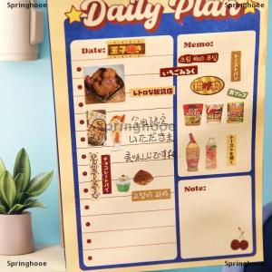 [COD] Springhooe 30Sheets Kawaii Japanese Showa Style Cuisine Dessert Glitter Film Sticker Book DIY Handmade Scrapbook Aesthetic Stationery