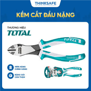 Kềm cắt đầu nặng Total THT1776P kích thước 7 inch 180mm đầu kềm cắt được đánh bóng chống gỉ tay cầm hai màu - Thinksafe