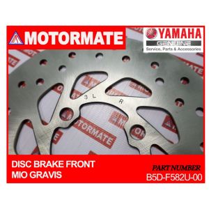 YAMAHA GENUINE PARTS DISC PLATE FRONT MIO GRAVIS PART# B5D-F582U-00
