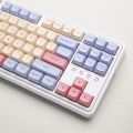 【Keycap Only】Marshmallow keycaps Cotton Candy keycap 132 Keys XDA Profile PBT Dye Subbed Keycaps For Cherry MX Switch Mechanical Keyboard RK61/Anne Pro 2/GK61. 