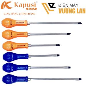 Tua Tô Vít Đóng 8mm Kapusi Japan Thép Crv cao cấp chịu lực chống mài mòn chống xoắn
