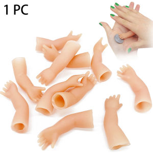 Sixth street 1PC Soft Silicone The Little Hand Disappearance Magic Prop Children Novelty Terrifying Mini Hand Creative Finger Toys