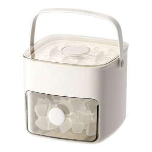 Linh hoạt khối đá lập phương Maker khối đá lập phương khay với thuận tiện Nắp khối đá lập phương khuôn mẫu khuôn làm đá nhựa kết cấu cho đồ uống