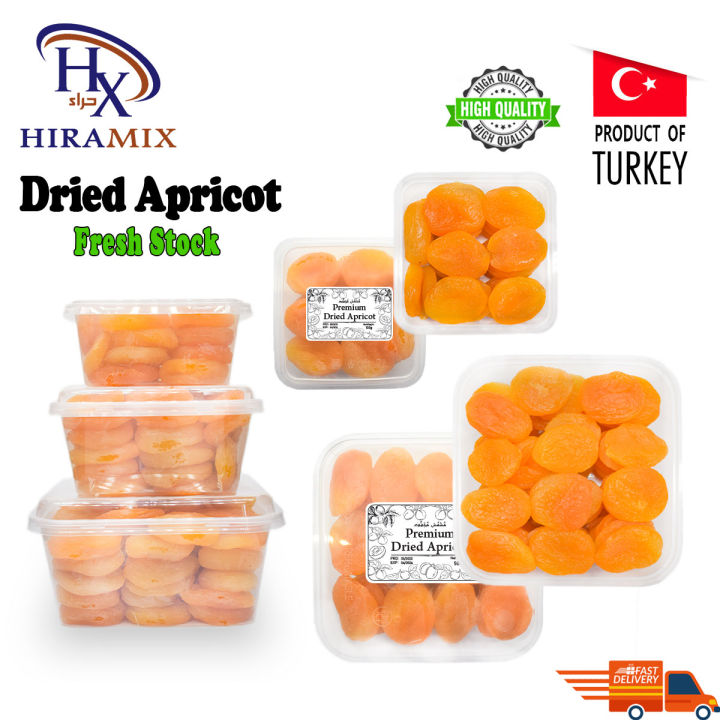 Premium Dried Apricot / Buah Aprikot kering New Stock 100g/ 250g/500g