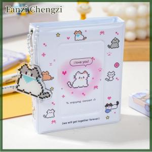 Fanzi 1 Piece 36 Pocket 3 Inch Idol Card Binder Collection Book Cute PVC Photo Album Cartoon Photocard Storage Case