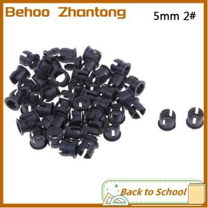 Behoo 50Pcs 3mm 5mm Plastic LED Holders Clips-Bezels Mounts Cases Housings Black