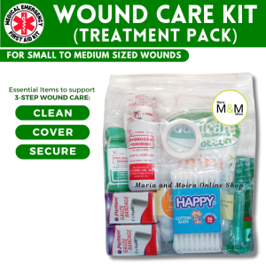 ESSENTIAL WOUND CARE KIT TREATMENT PACK | Student First Aid Kit Wound Cleansing and Dressing Kit for Home Car Sports