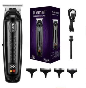【ของแท้ 100%】Kemei KM-2299 เครื่องตัดผมผู้ชาย ปัตตาเลี่ยนตัดผม มืออาชีพ น้ำหนักเบา ใช้งานง่าย ทนทาน/เครื่องตัดผมไฟฟ้าไร้สาย 0 มม. แบบมืออาชีพ/be