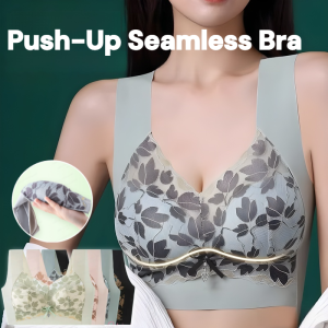 Plus Size Wireless Bra Push-Up & Seamless Design Yoga Fitness Sports Bra Ultra Comfortable Vest Lingerie