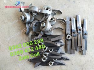 Bộ lưỡi dao gắn máy băm bèo tây rau muống bằng thép nhíp siêu sắc bén