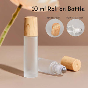 10ml Mini Size Roll on Bottle with Roller Ball Lid Portable Scent Pump Travel Refillable Perfume