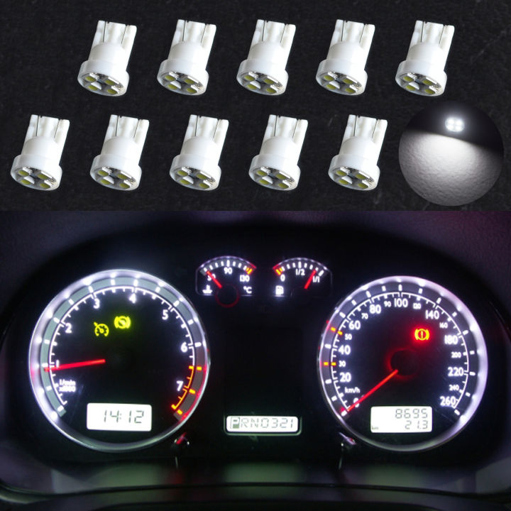 【Valink】10pcs T10 Wedge 5050 SMD Car LED Gauge Cluster Lights 147 152 Speedometer Lamps Green