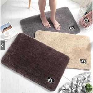 Thảm lau chân nhà tắm thảm chùi chân nhà bếp lông cừu len mềm đế cao su thấm hút nước chống trượt 3d Thảm nỉ lau chân hình chữ nhật chùi chân len mềm mịn dày dặn chống trơn trượt hàng chất lượng cao