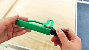 Đo chiều cao Dụng cụ đo nhôm bào xoi kẹp bảng đo chiều cao với inch thang đo hệ mét chế biến gỗ Dụng cụ đo