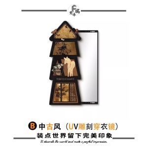 Wall Mirror Full Length Wall Mirror Full Length Mirror With Storage Full Body Mirror Wall Mount Mirror With Rack Invisible Hallway Background Wall Mirror New Shape 镜子全身