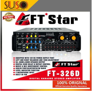 【SUSO】FT STAR FT-326D 2 Channel Amplifier With Mixer Equalizer