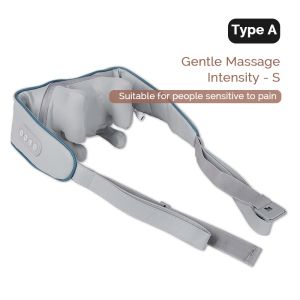 foreverlily Trapezius Massager Neck Shoulders Back Massage Relax Muscles 3D Massage Device