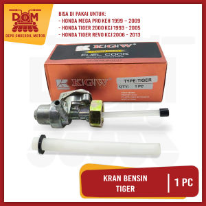 Kran Bensin Manual Tiger (KAGAWA/KNZ) Keran Tangki Bensin Karbu Karburator Fuelcoak Honda Mega Pro